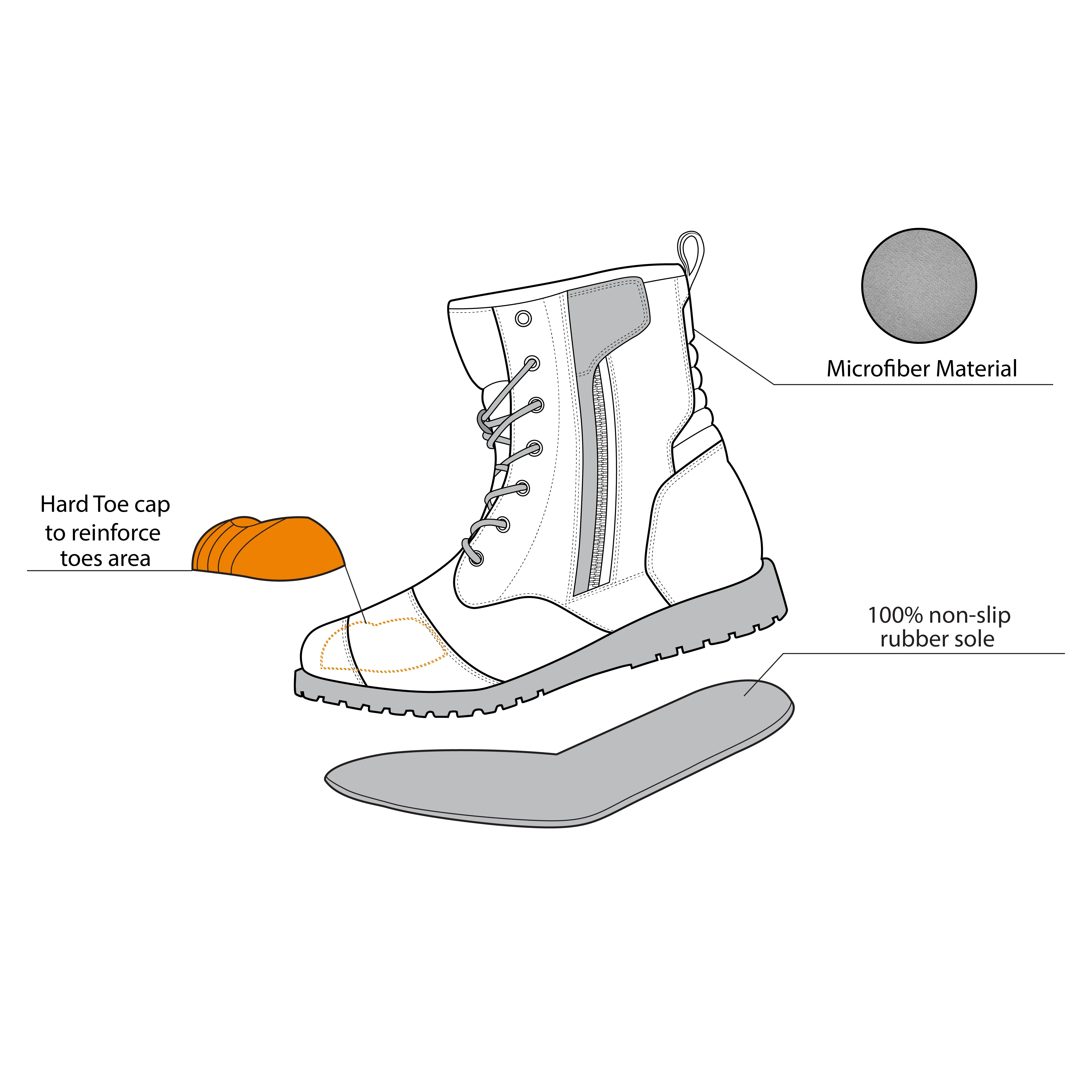 R-TECH - BOTAS PIEL ROYAL WP MARRÓN - Image 7