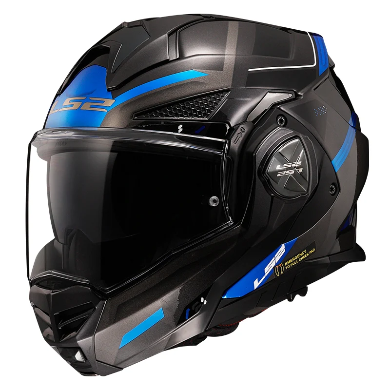 LS2 FF901 ADVANT X SPECTRUM BLACK TITAN.BLUE - Image 3