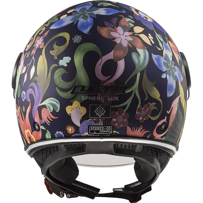 LS2 OF558 SPHERE LUX BLOOM BLUE PINK - Image 4