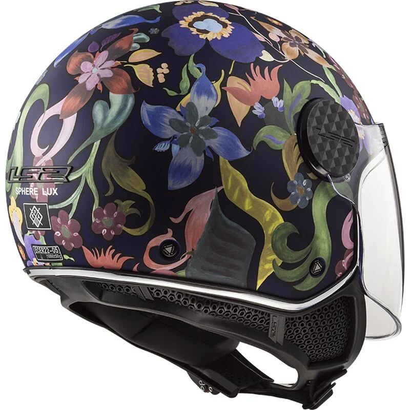 LS2 OF558 SPHERE LUX BLOOM BLUE PINK - Image 5