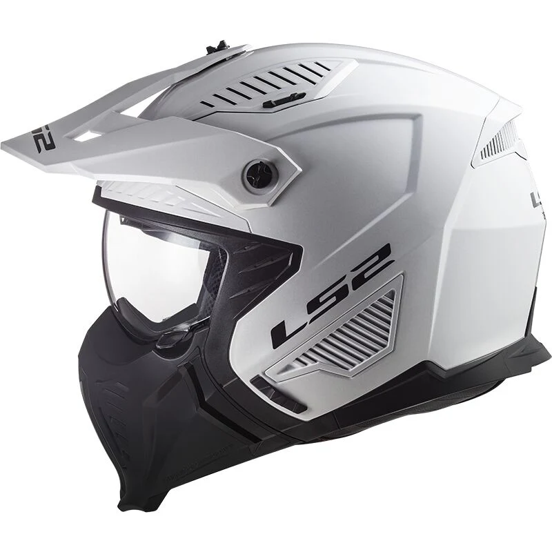 LS2 OF606 DRIFTER SOLID WHITE - Image 3