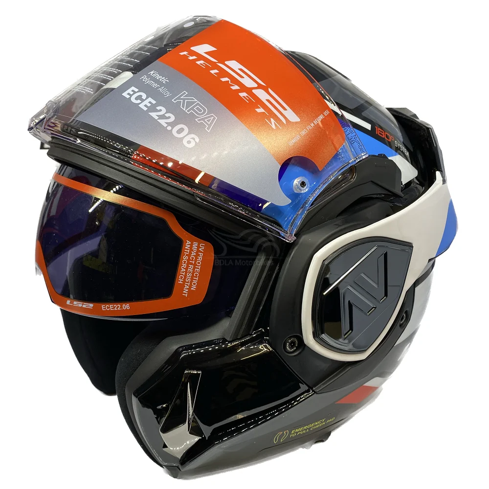 LS2 FF906 ADVANT SPORT GL.BLACK BLUE RED-06 - Image 3