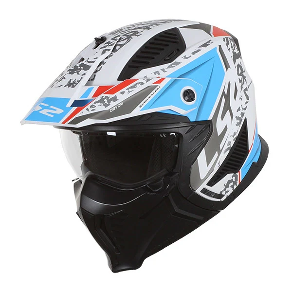 LS2 OF606 DRIFTER DEVOR M.WHITE BLUE-06 - Image 5