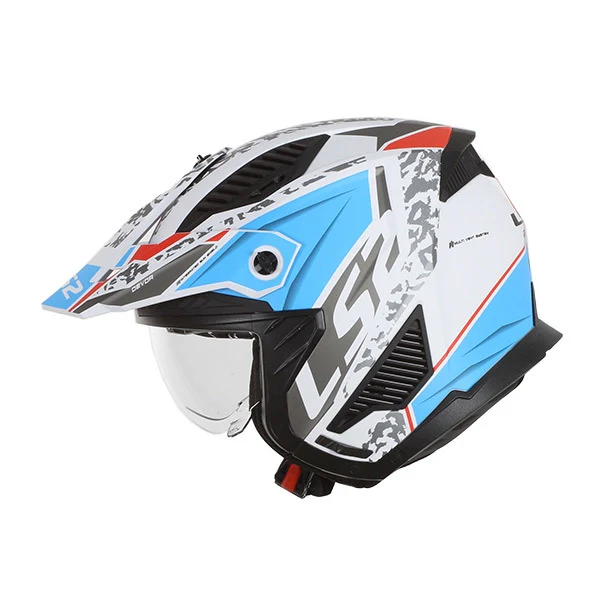 LS2 OF606 DRIFTER DEVOR M.WHITE BLUE-06 - Image 7