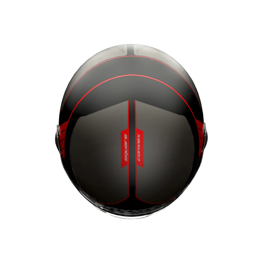 AXXIS-CASCO  SQUARE CONVEX B5 ROJO BRILLO - Image 2