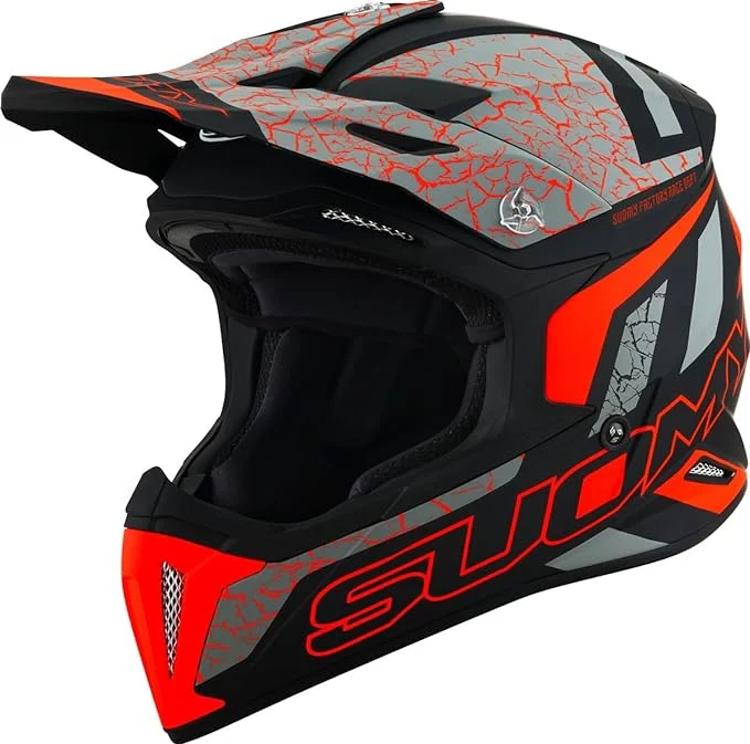SUOMY-CASCOS X-WING REEL MATT ORANGE FLUO - Image 3