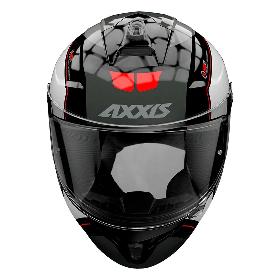 AXXIS CASCO FF112C DRAKEN S WIND B0 BLANCO BRILLO - Image 4