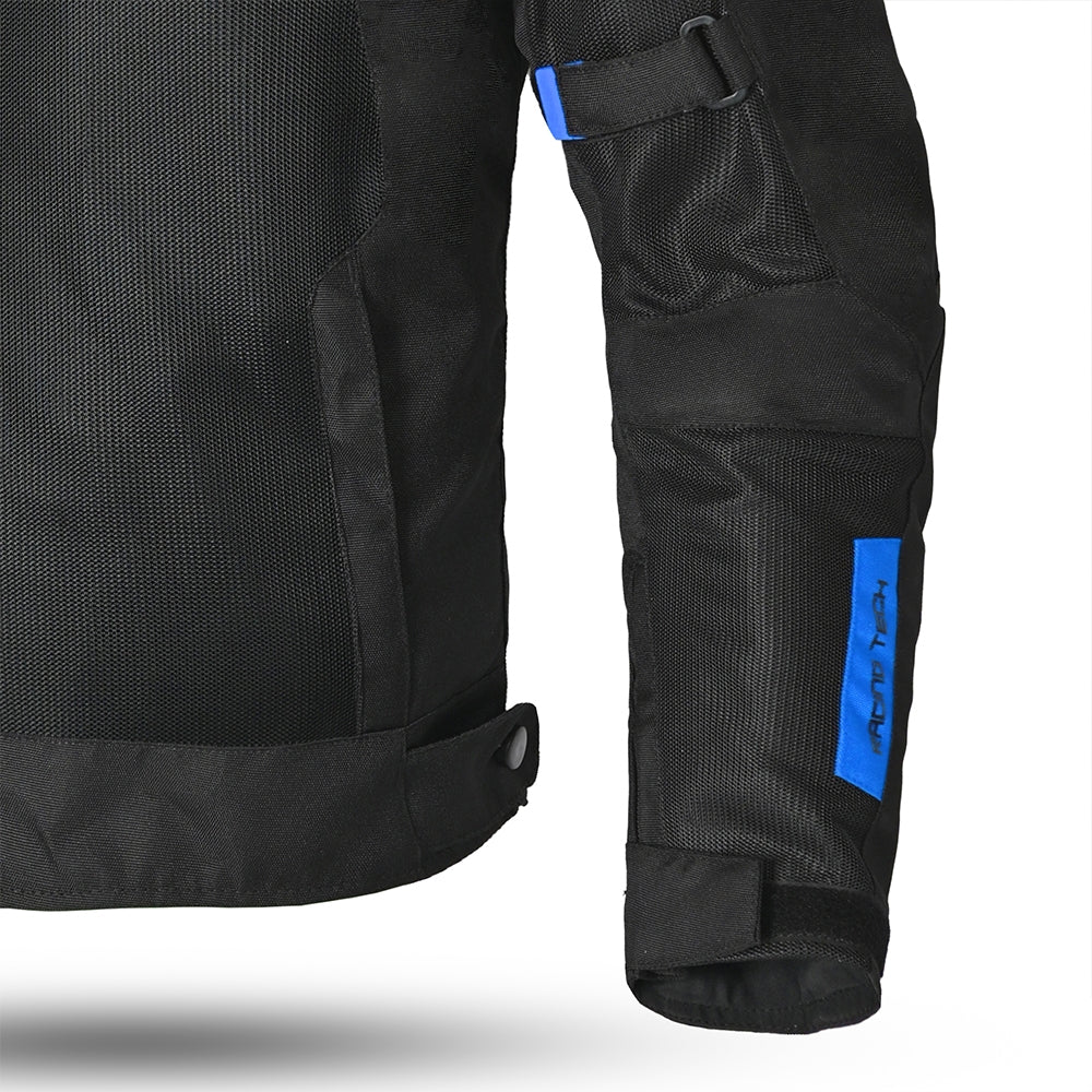 SHUA GRAVITY LITE CHAQUETA DE MOTO DE VERANO HOMBRE NEGRO AZUL GRIS - Image 7