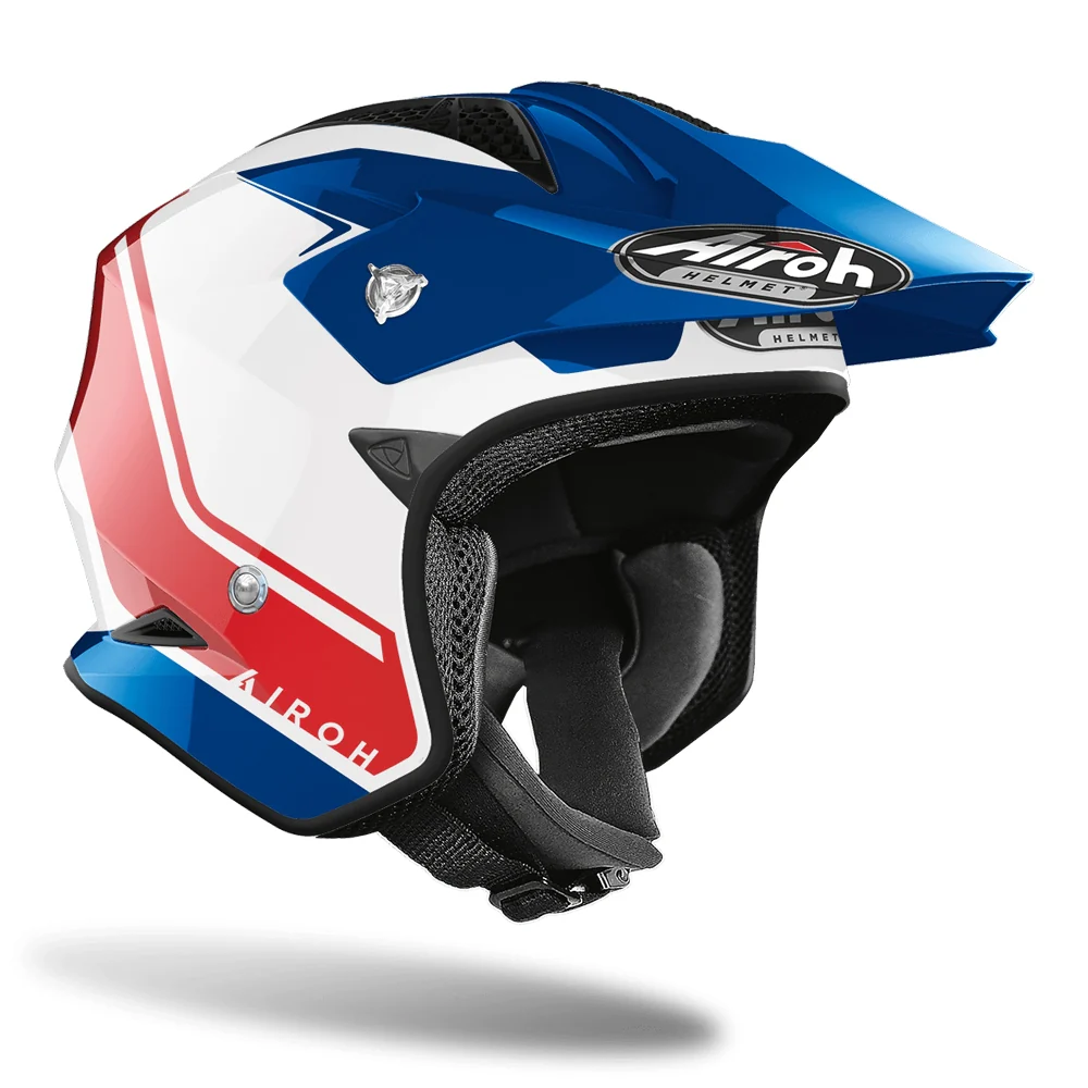 AIROH - CASCOS TRR S KEEN BLUE/RED GLOSS - Image 3