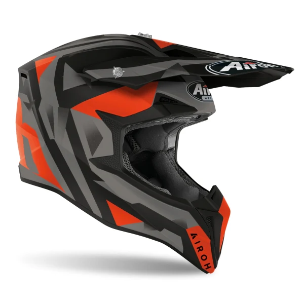 AIROH - CASCOS WRAAP SEQUEL ORANGE MATT - Image 3