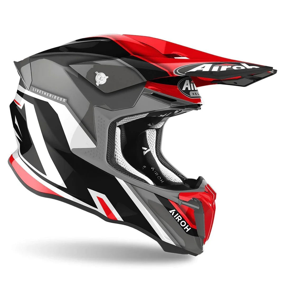 AIROH - CASCOS TWIST 2.0 SHAKEN RED GLOSS - Image 2