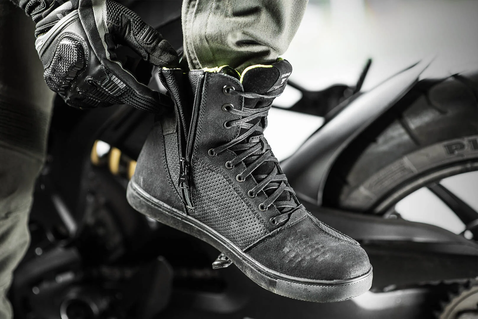 SHIMA REBEL WP MEN BOOTS BLACK - Image 4