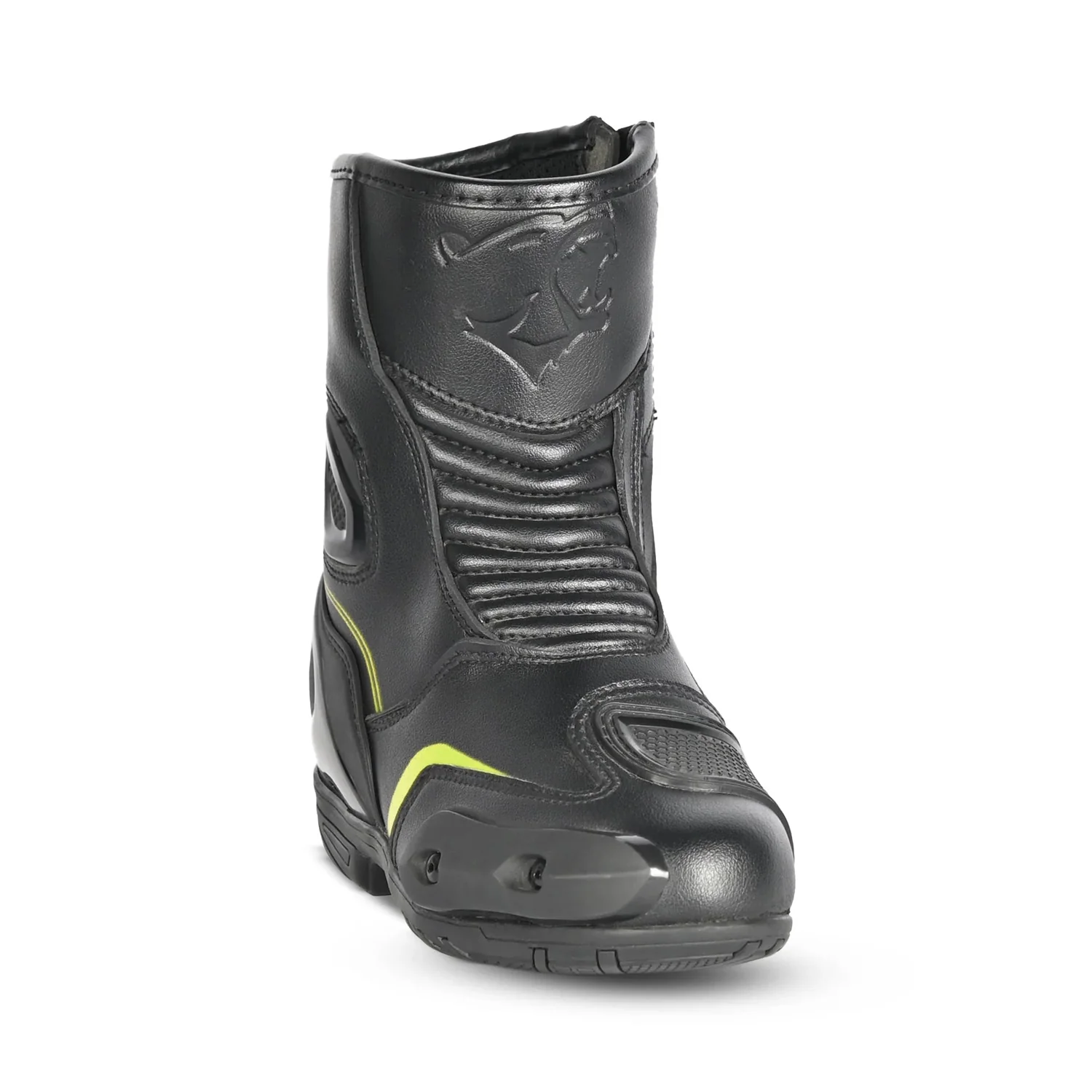 BELA FASTER 2.0 BOTAS DE MOTO NEGRO AMARILLO FLOUR - Image 4