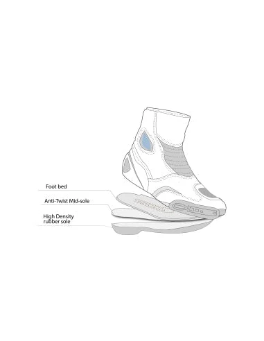BELA FASTER 2.0 BOTAS DE MOTO NEGRO AMARILLO FLOUR - Image 8