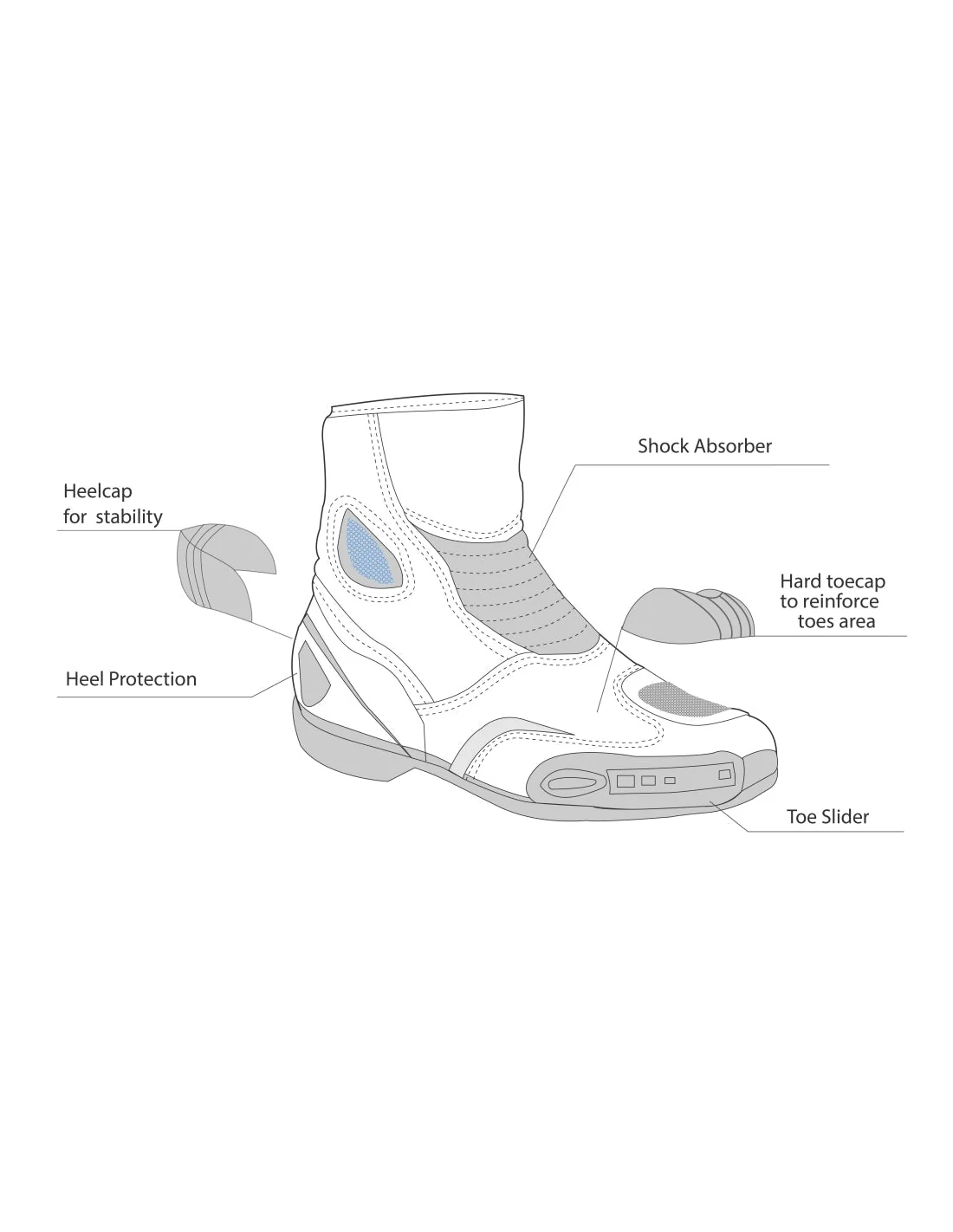 BELA FASTER 2.0 BOTAS DE MOTO NEGRO AMARILLO FLOUR - Image 9