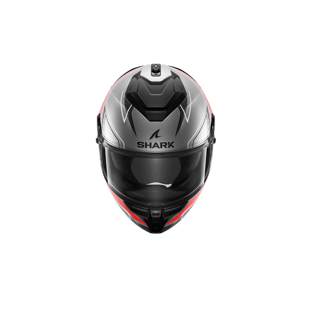 Shark spartan gt pro antracita integral Casco de moto rojo negro - Image 2