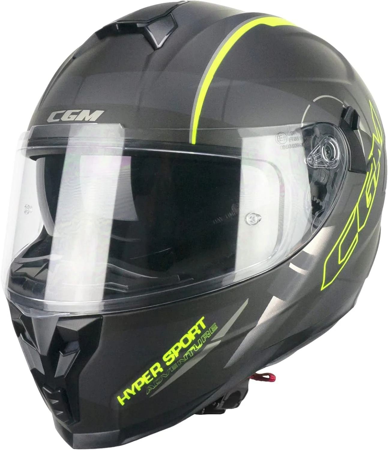 CGM - 321G ATOM SPORT Grafite Giallo fluo opaco - Image 3