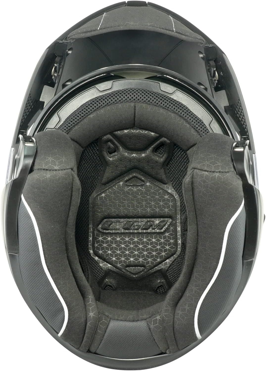 CGM 569G C-MAX CITY Casco Modular Negro Fluor Amarillo Mate - Image 4