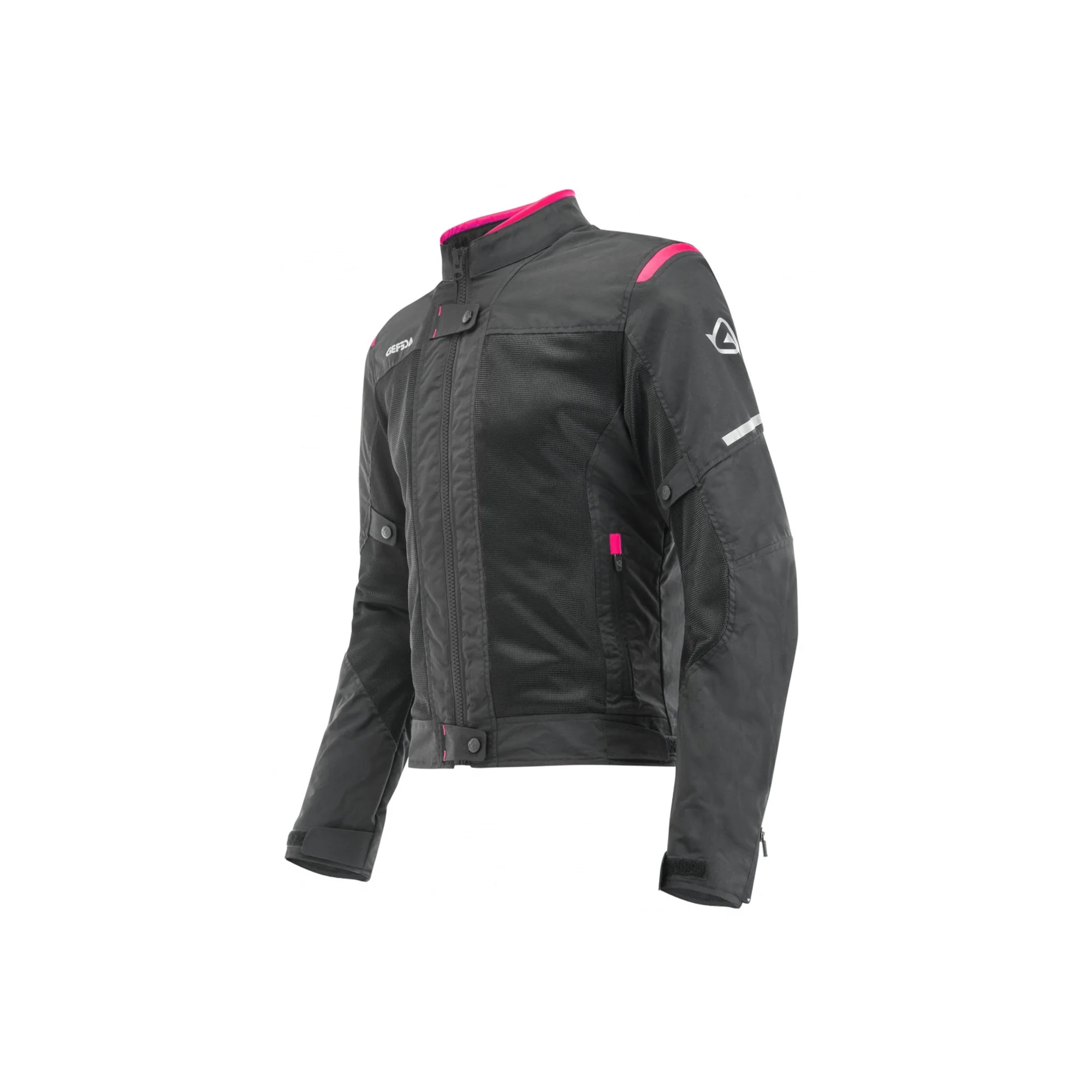 ACERBIS CHAQUETA CE RAMSEY VENTED LADY NEGRO ROSA