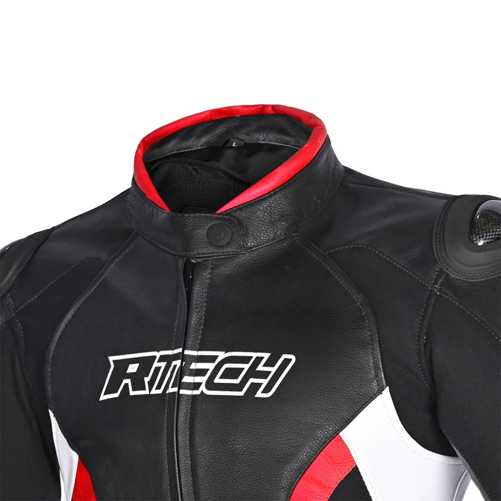 R-TECH Chaqueta Tom Rider Lady Negro Blanco Rojo - Image 7