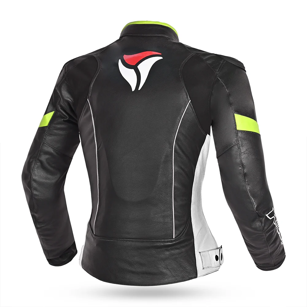 R-TECH - Chaqueta Tom Rider Lady Negro Amarillo Flour - Image 3