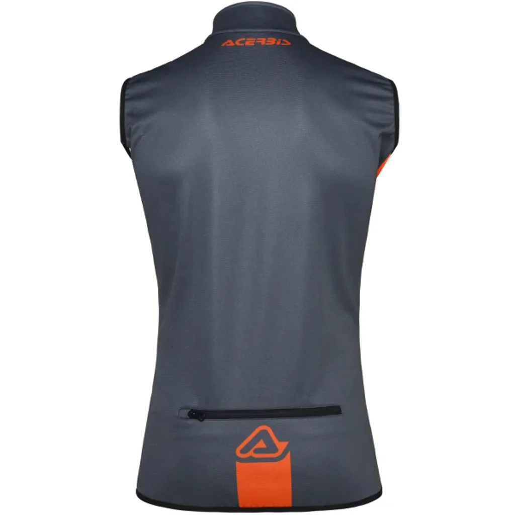ACERBIS - CHALECO SOFTSHELL X-WIND GREY/ORANGE - Image 2