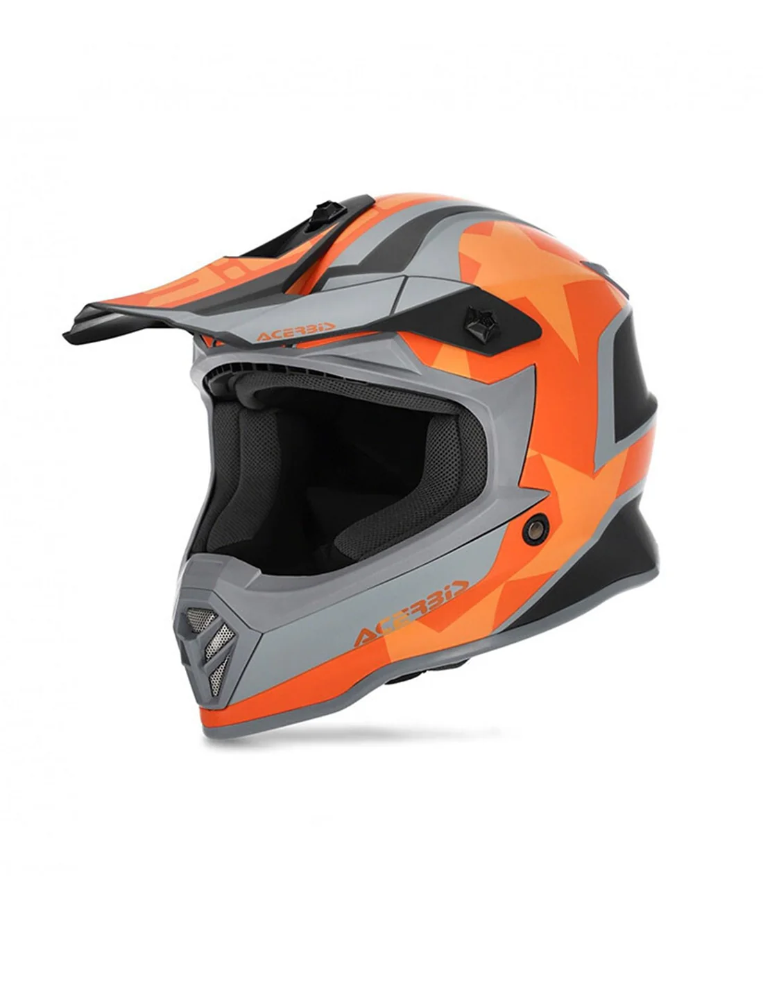 ACERBIS - CASCO IMPACT STEEL JUNIOR NERO/ARANCIO - Image 2