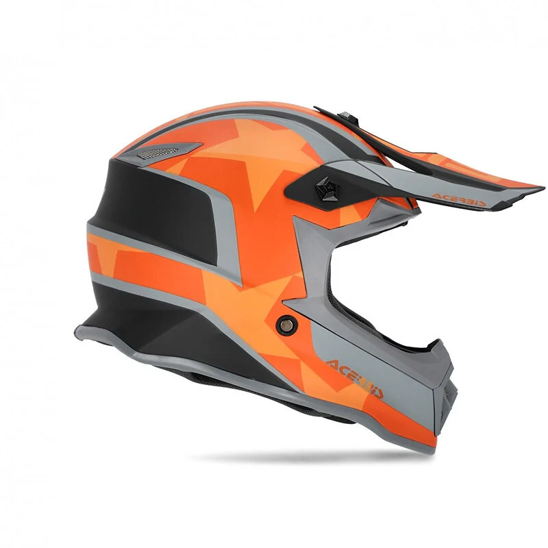 ACERBIS - CASCO IMPACT STEEL JUNIOR NERO/ARANCIO - Image 3