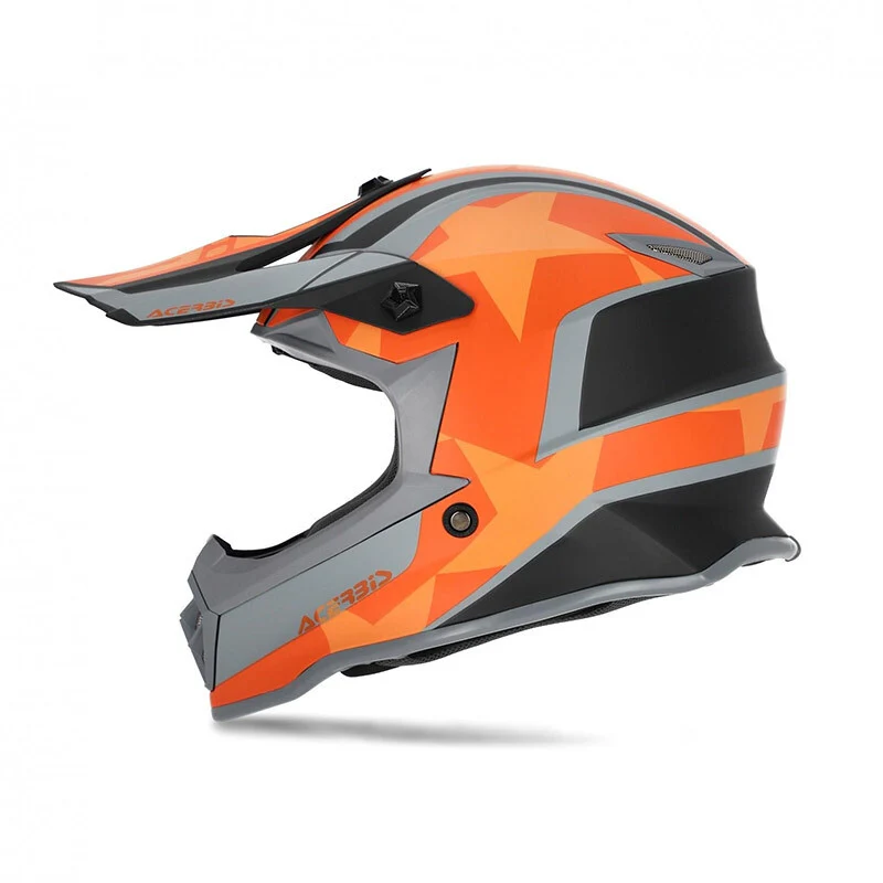ACERBIS - CASCO IMPACT STEEL JUNIOR NERO/ARANCIO - Image 4