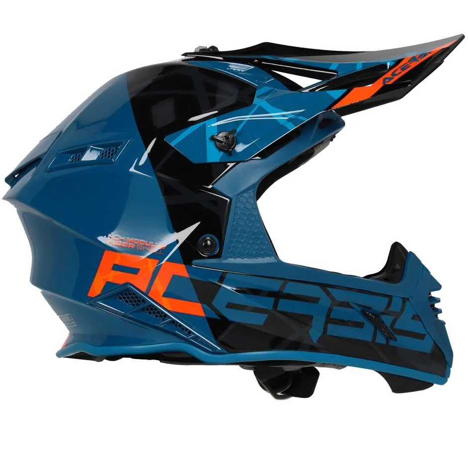 ACERBIS - CASCO X-TRACK 2206 NERO/VERDE - Image 3