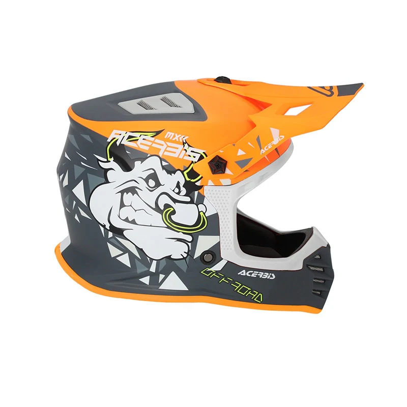 ACERBIS - CASCO PROFILE JUNIOR ARANCIO/GRIGIO - Image 2