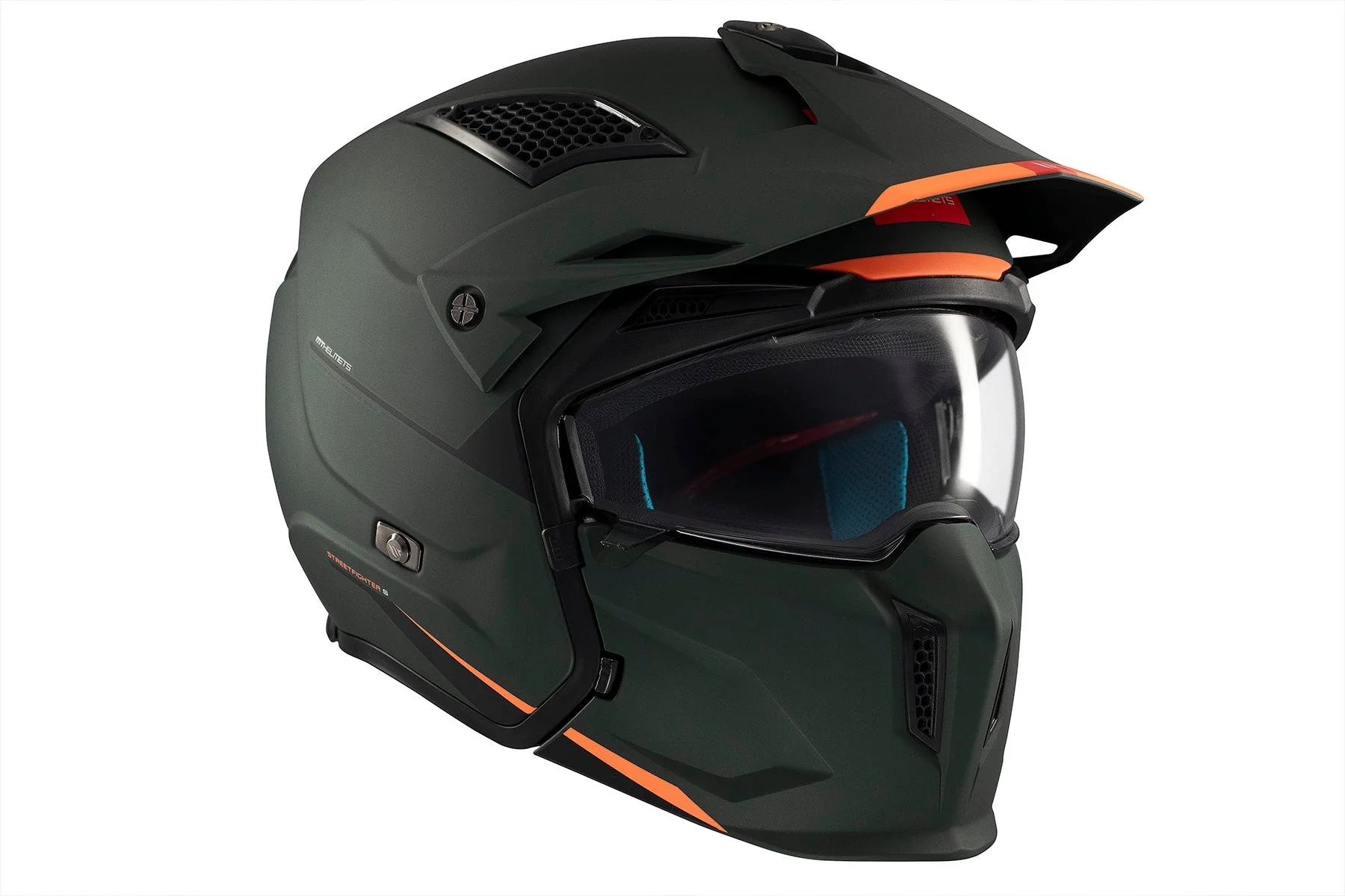 MT Streetfighter S SV Solid A6 todoterreno moto  Casco de aventura - Image 7