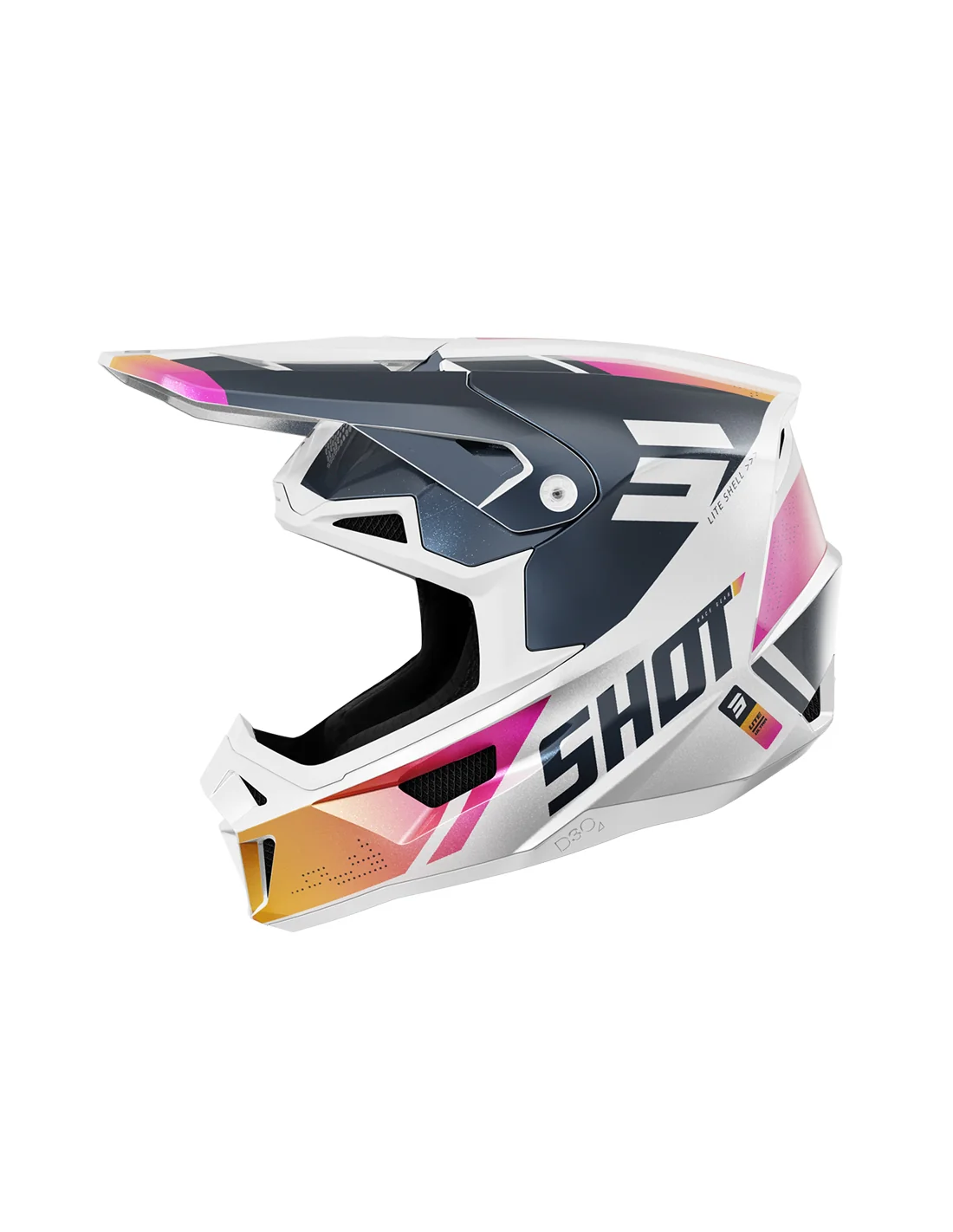 CASCO SHOT LITE ULTRA BLUE_ORANGE_PINK_PEARLY XS
