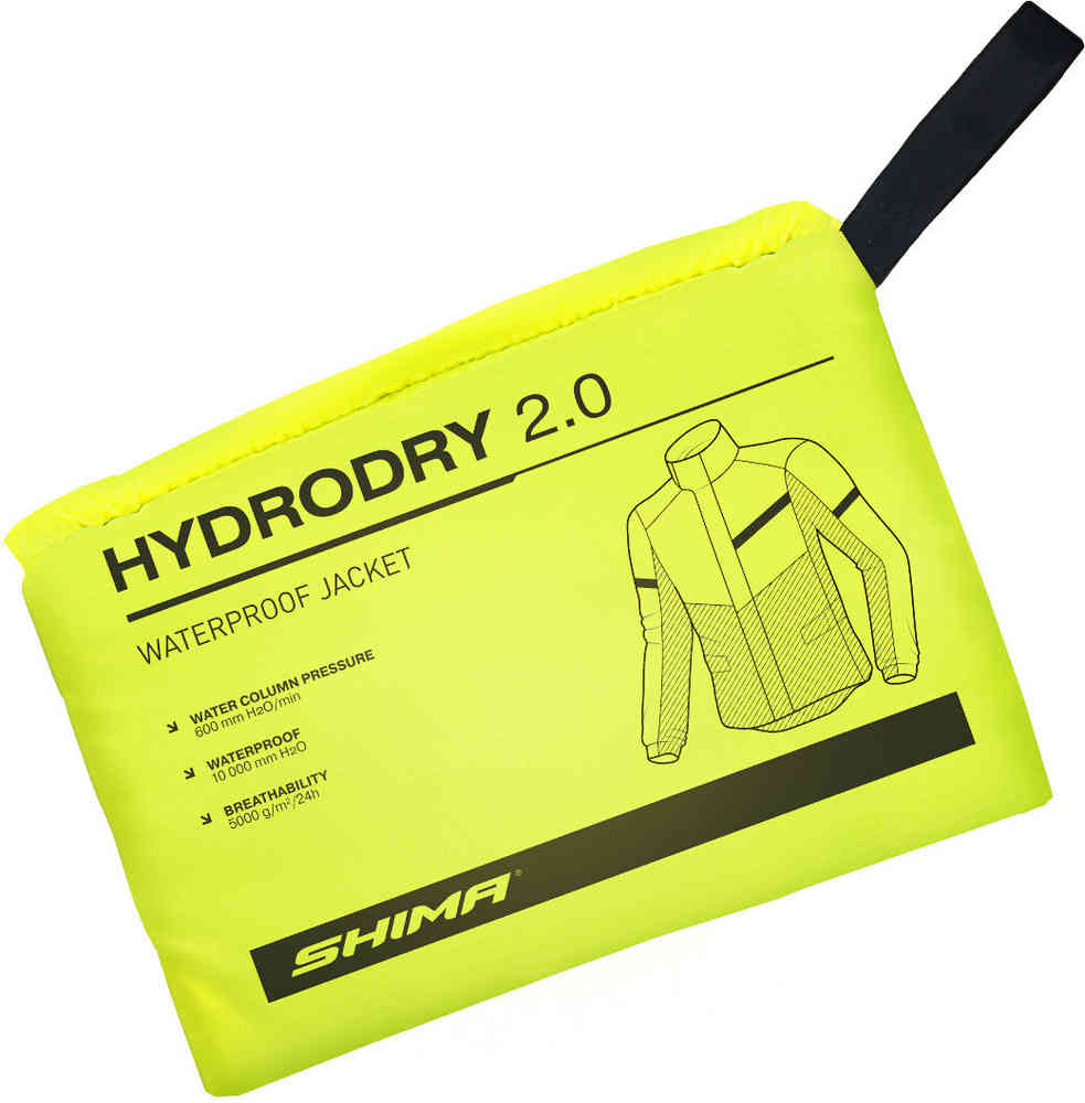 SHIMA HYDRODRY 2.0 RAIN JKT BLK FL - Image 3