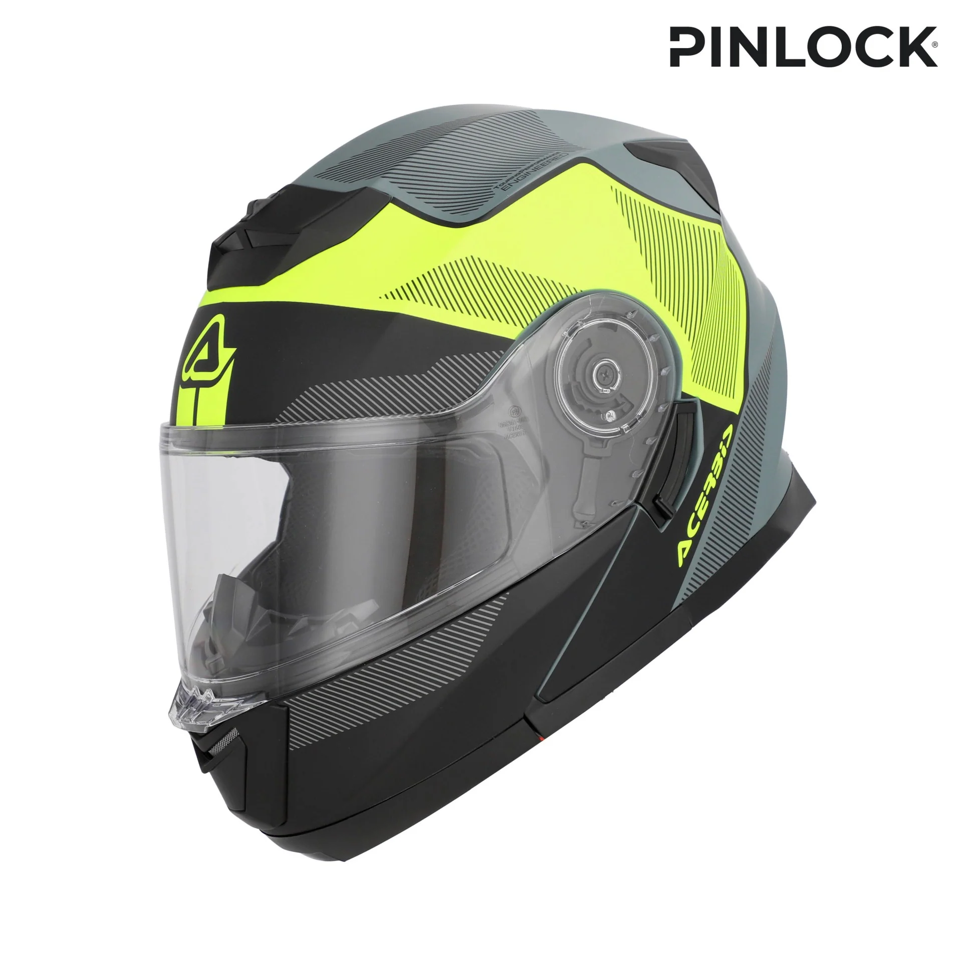 ACERBIS CASCO SEREL 22.06 NEGRO AMARILLO FLOU - Image 3