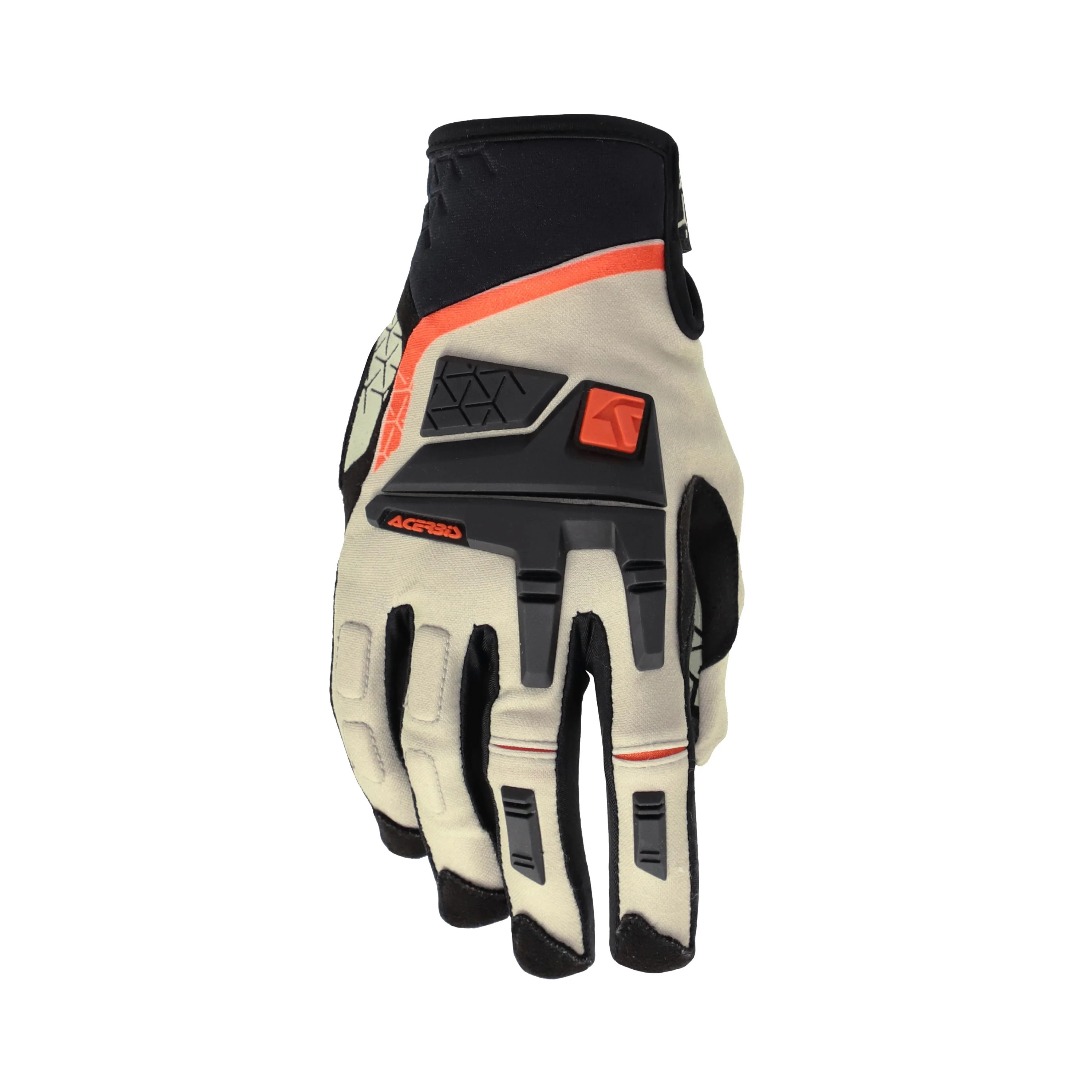 ACERBIS X-ENDURO GUANTES DE MOTO BEIGE NEGRO - Image 5