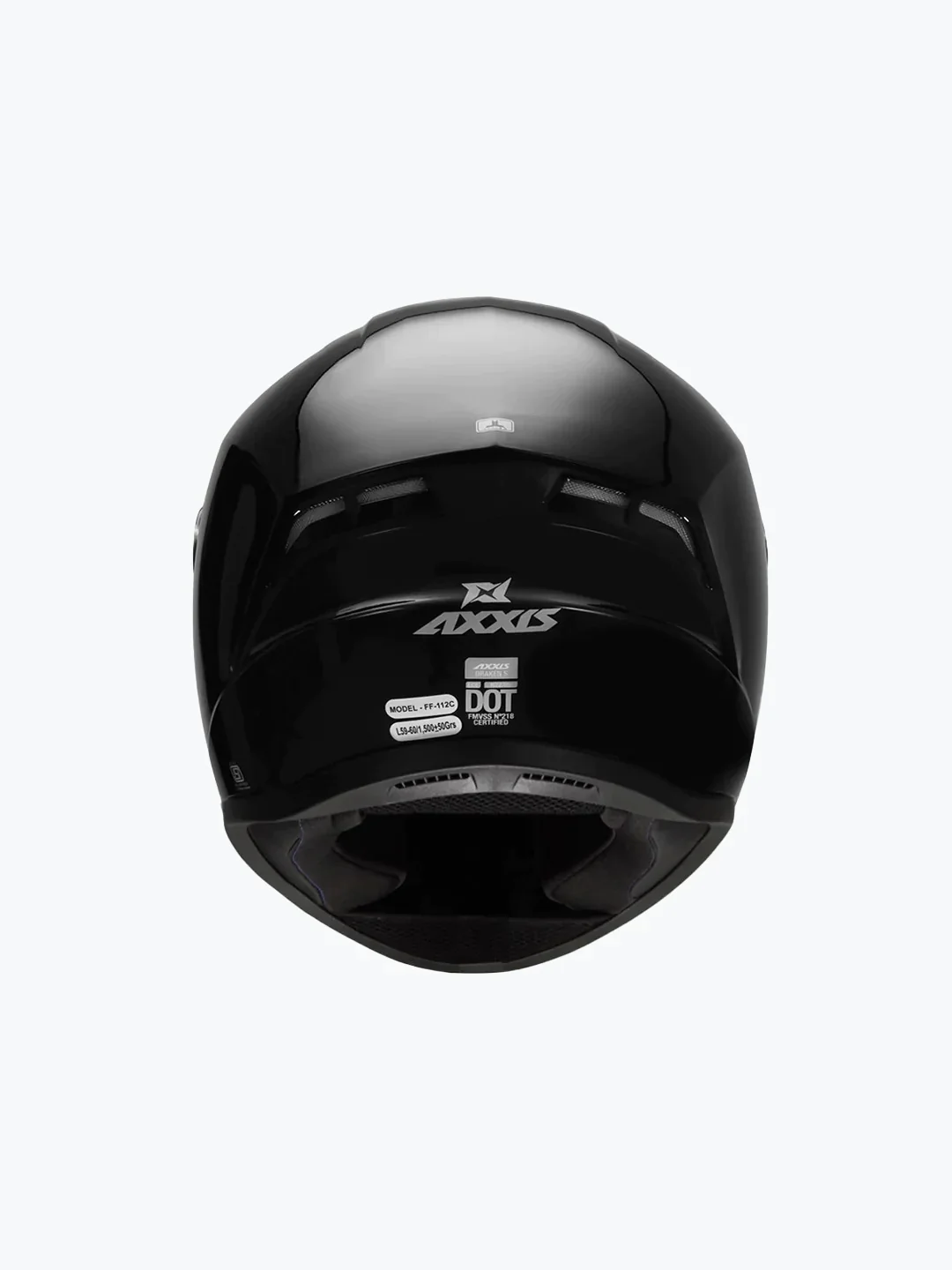 AXXIS-CASCO  FF112C DRAKEN S SOLID V.2 A11 NEGRO BRILLO - Image 4
