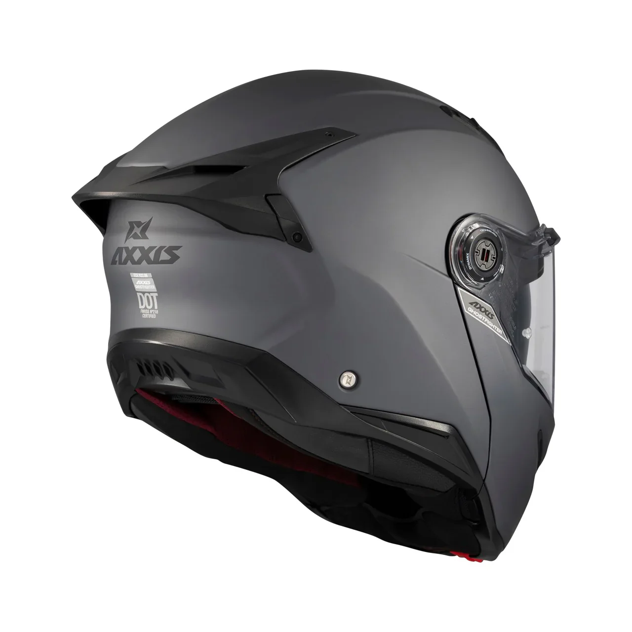 AXXIS FU409SV GHOSTFIGHTER SV SOLIDO A12 CASCO DE MOTO MATE - Image 4
