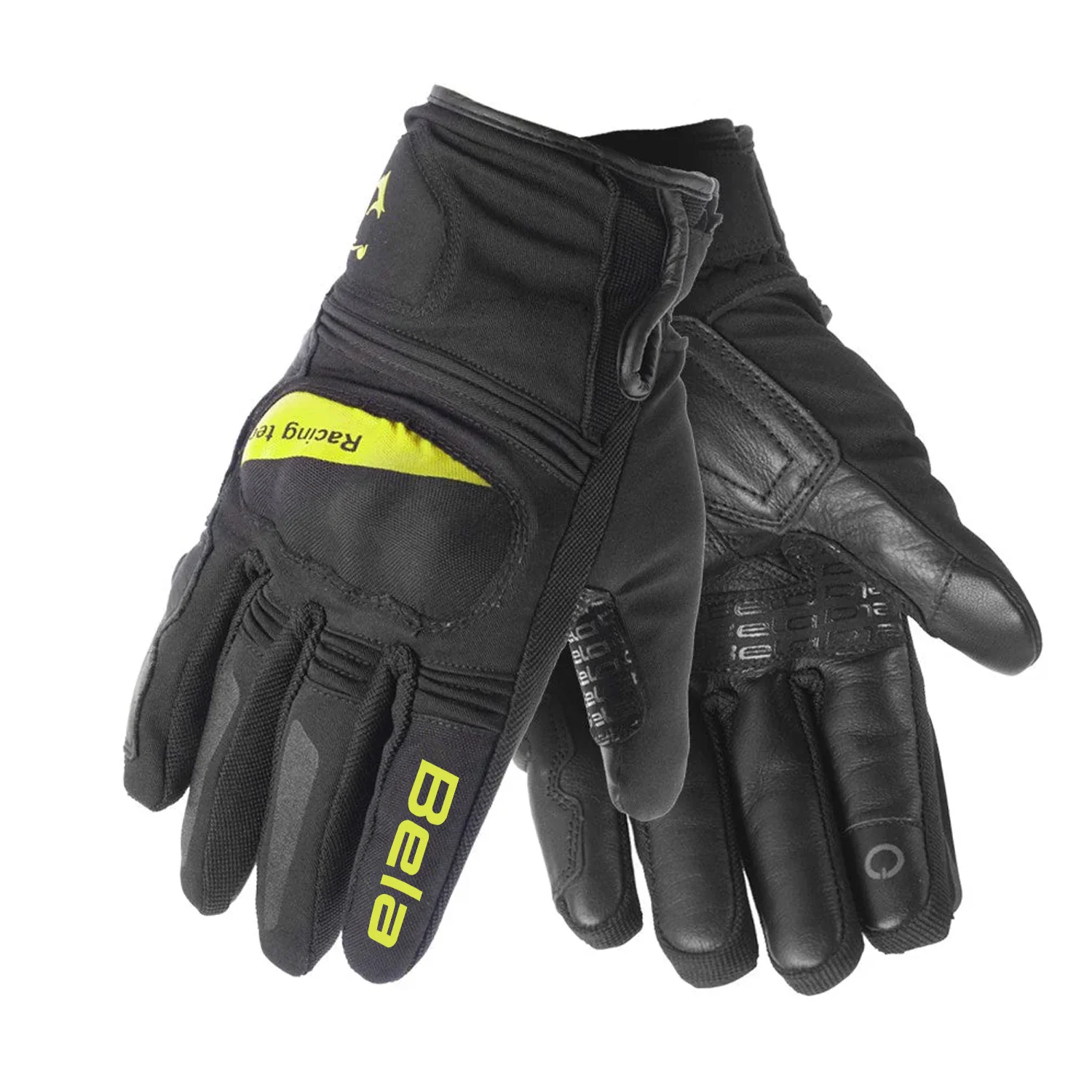 BELA - Guante Textil Boom Winter WP Negro/Amarillo Fluor - Image 2