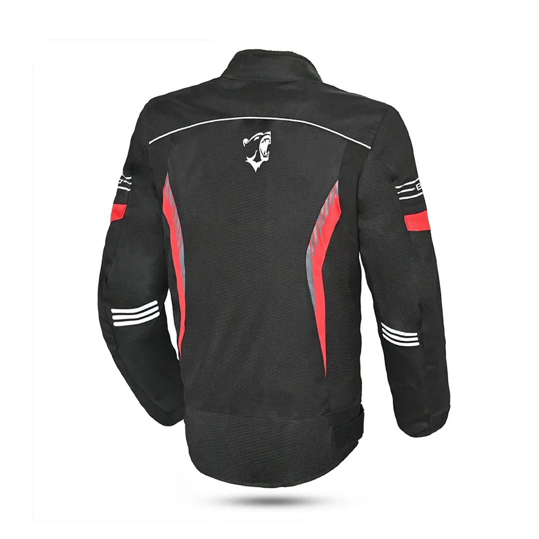 BELA BRADLEY CHAQUETA DE HOMBRE TEXTIL NEGRO ROJO - Image 3