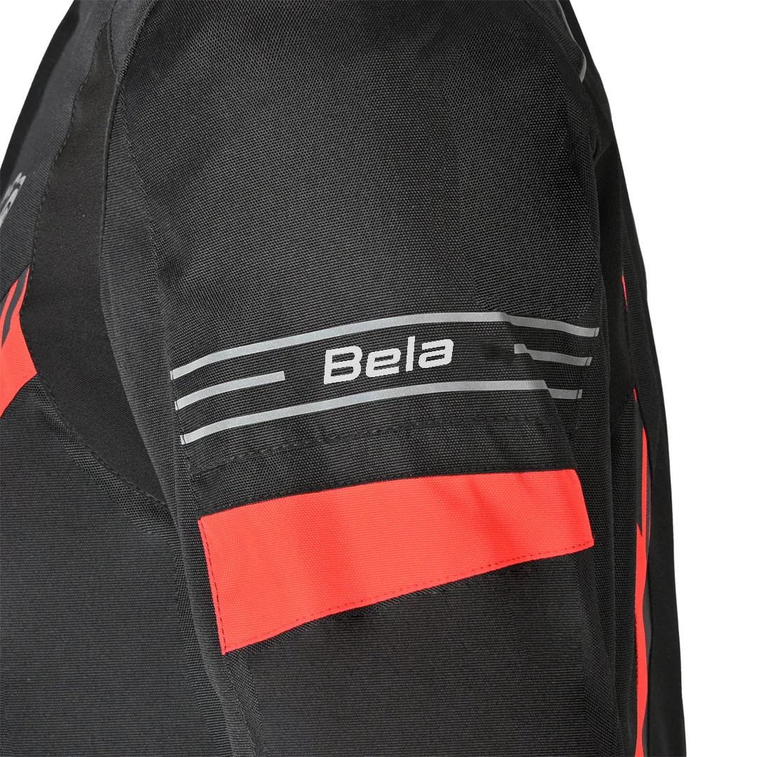 BELA BRADLEY CHAQUETA DE HOMBRE TEXTIL NEGRO ROJO - Image 7