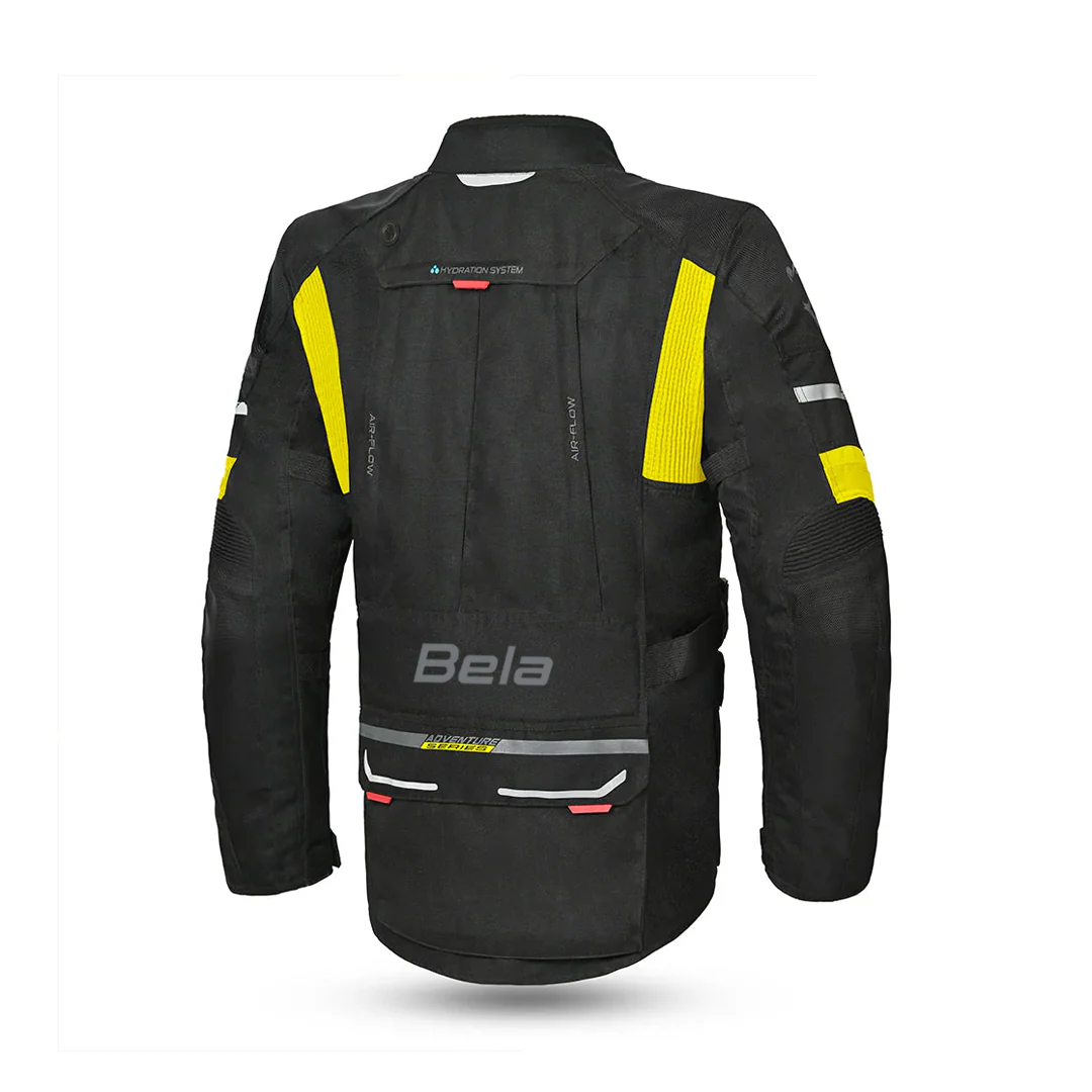 BELA - TRANSFORMER 3IN1 HOMBRE MOTO TEXTILE CHAQUETA NEGRO AMARILLO FLOUR - Image 3
