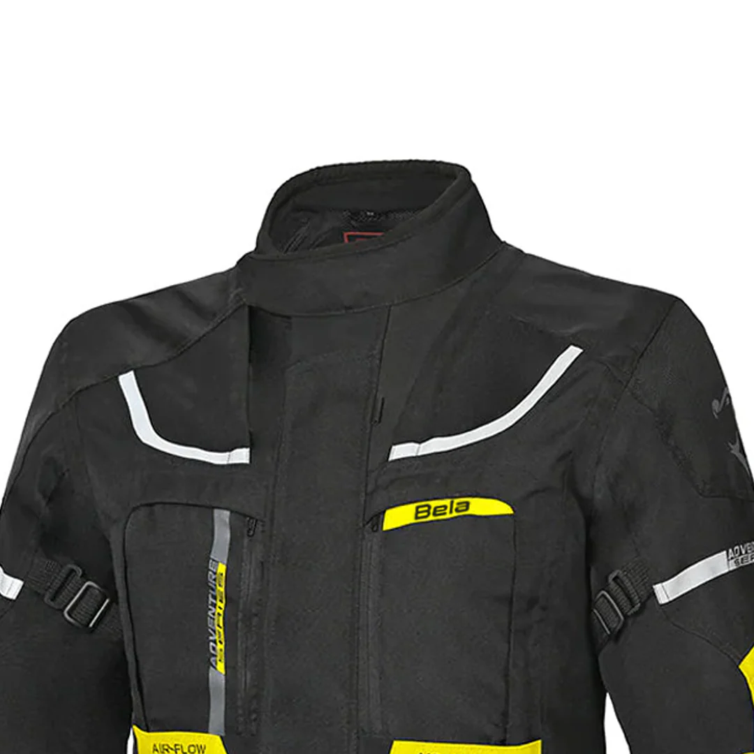 BELA - TRANSFORMER 3IN1 HOMBRE MOTO TEXTILE CHAQUETA NEGRO AMARILLO FLOUR - Image 4