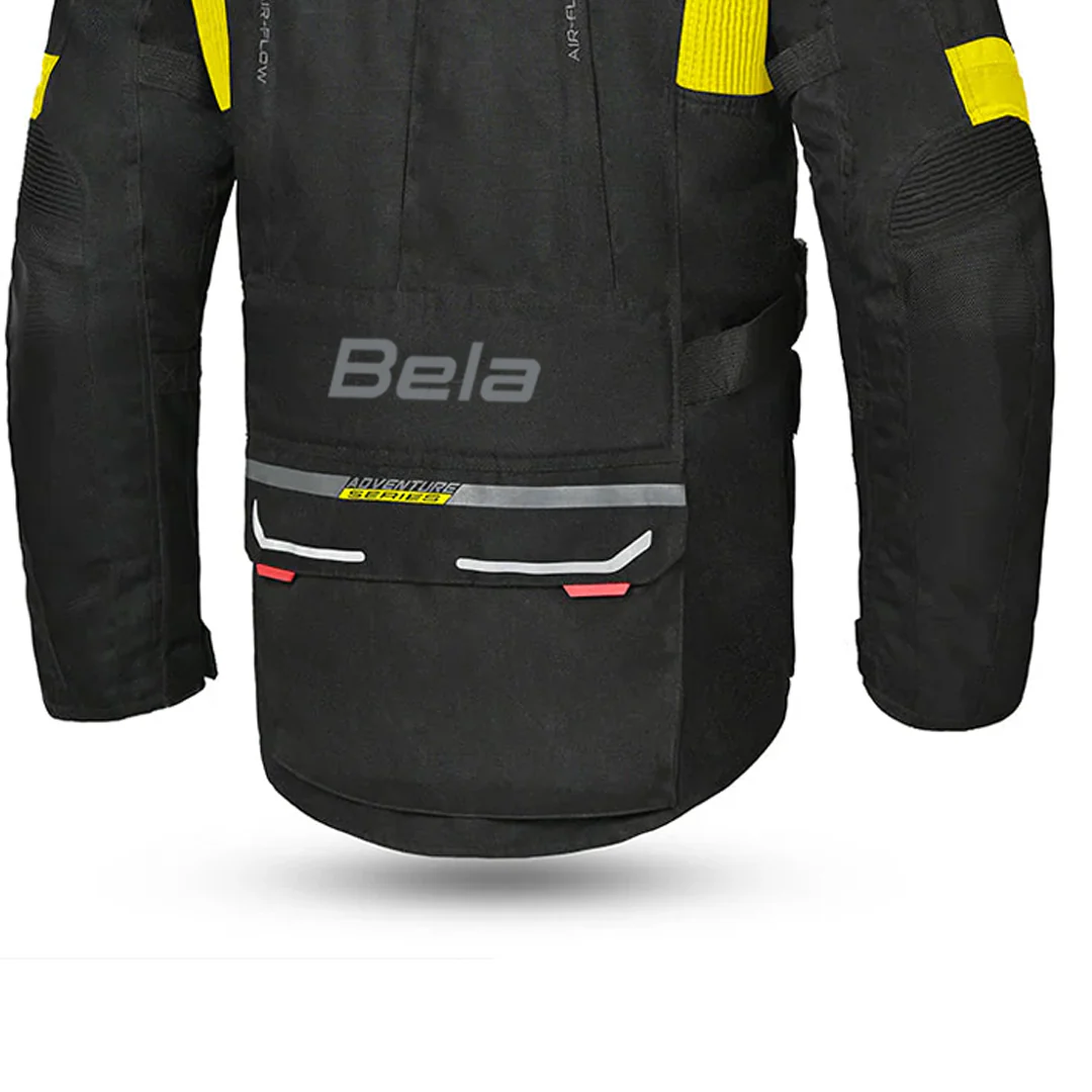 BELA - TRANSFORMER 3IN1 HOMBRE MOTO TEXTILE CHAQUETA NEGRO AMARILLO FLOUR - Image 5