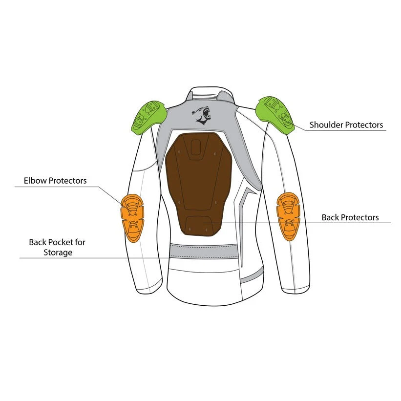 BELA ELANUR CHAQUETA DE MOTOCICLETA MUJER NEGRO ANTRACITA ROSA - Image 10