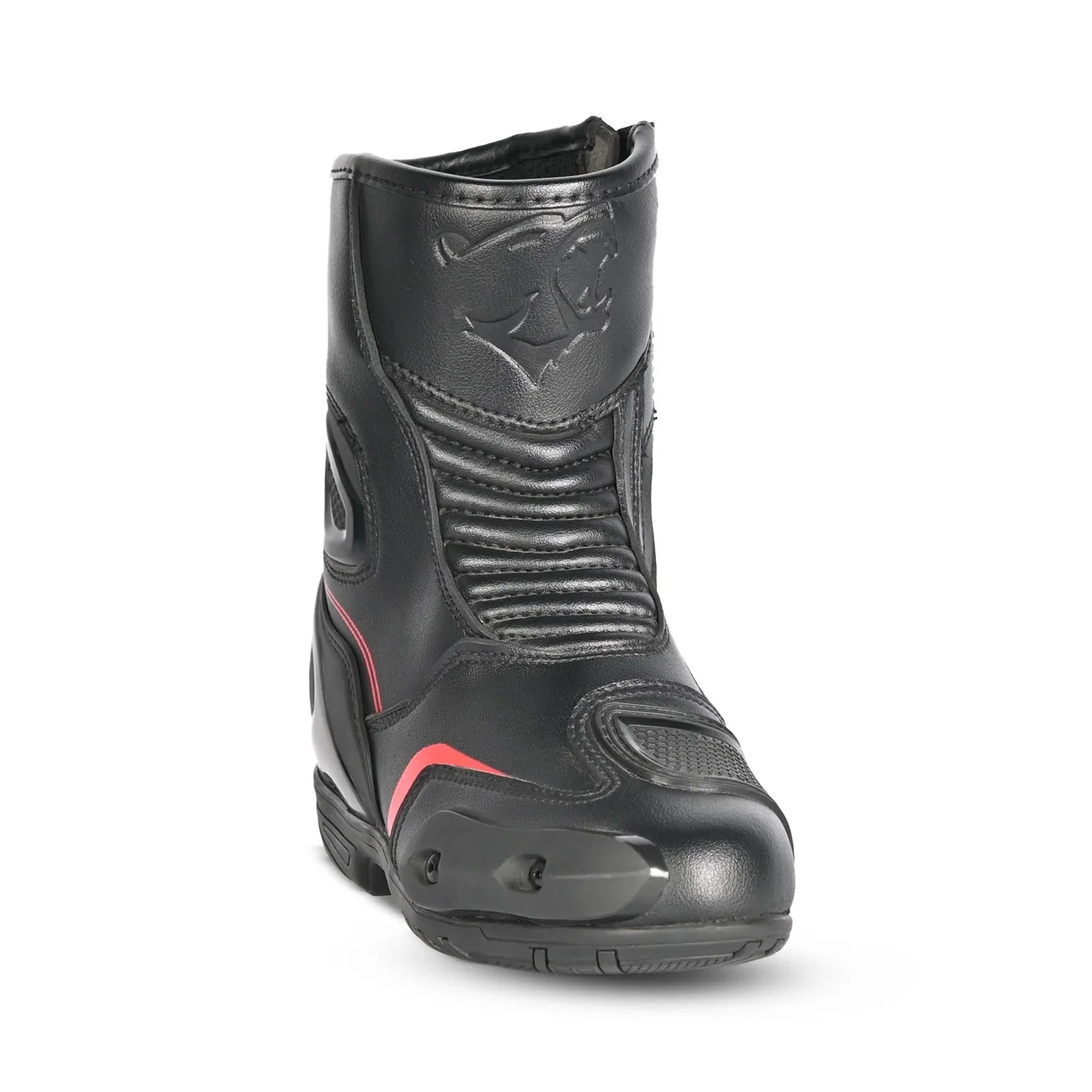 BELA FASTER 2.0 BOTAS DE MOTO NEGRO ROJO - Image 6