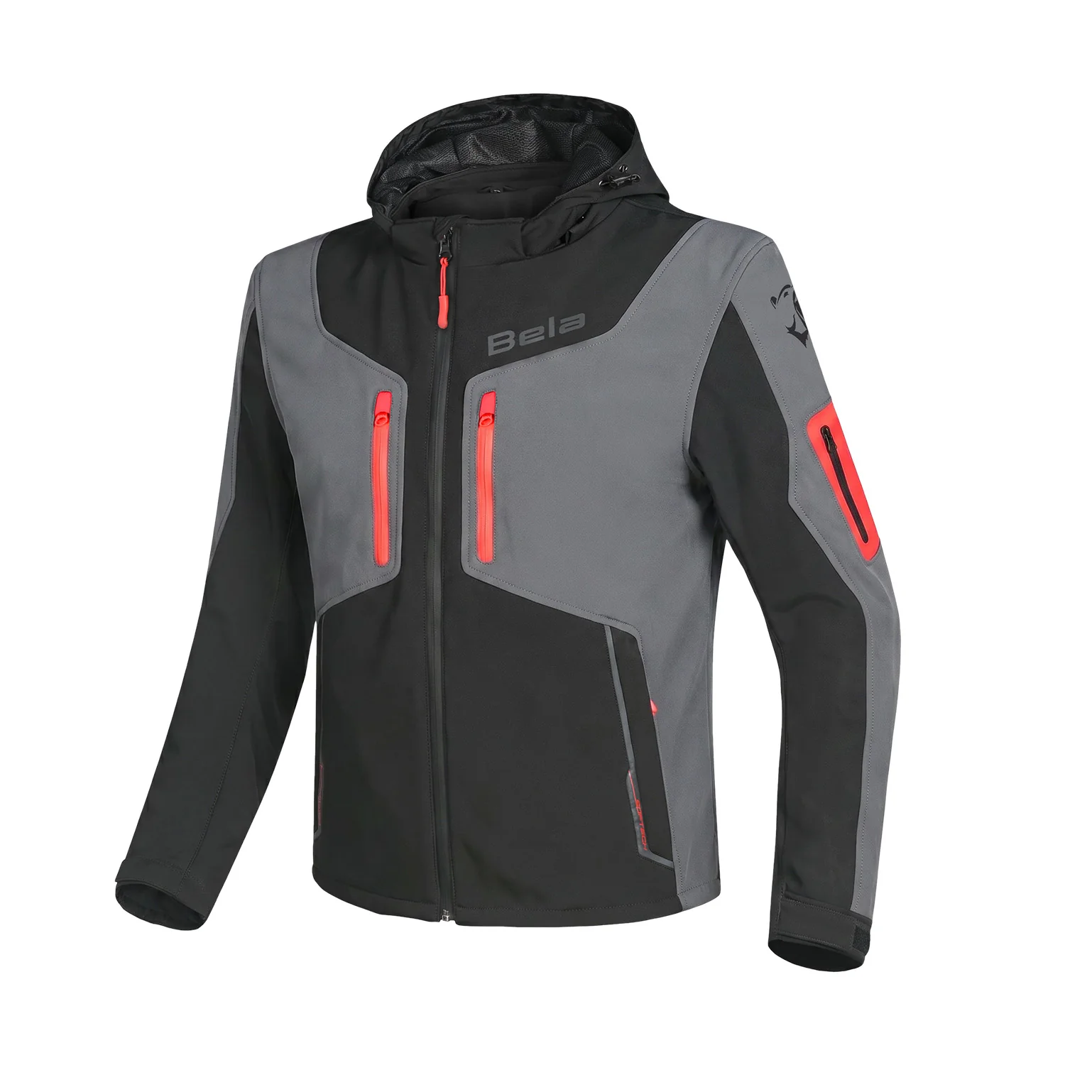 BELA FIRE FLY HOMBRE HOODIES NEGRO ANTHIRA ROJO