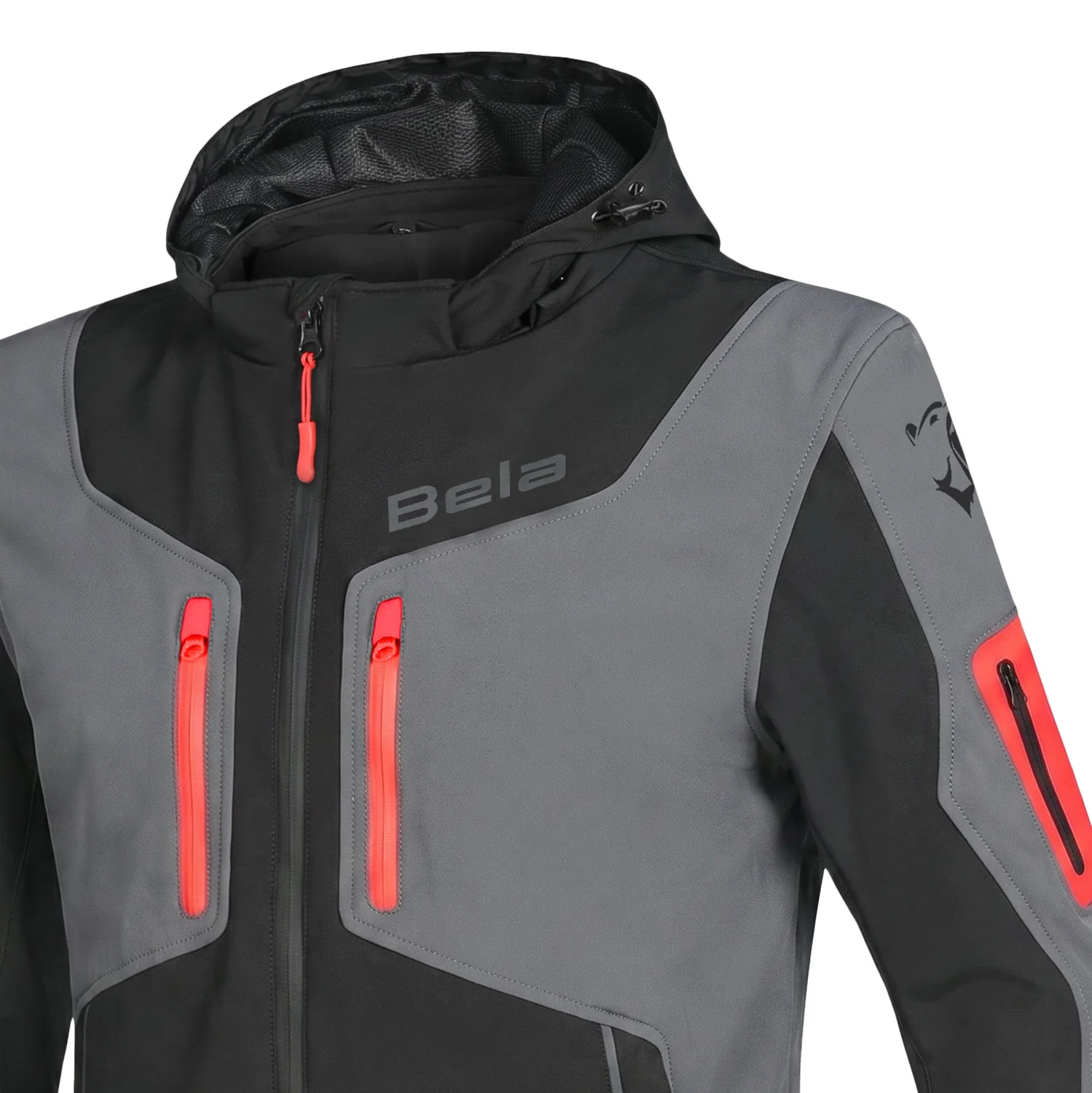BELA FIRE FLY HOMBRE HOODIES NEGRO ANTHIRA ROJO - Image 4