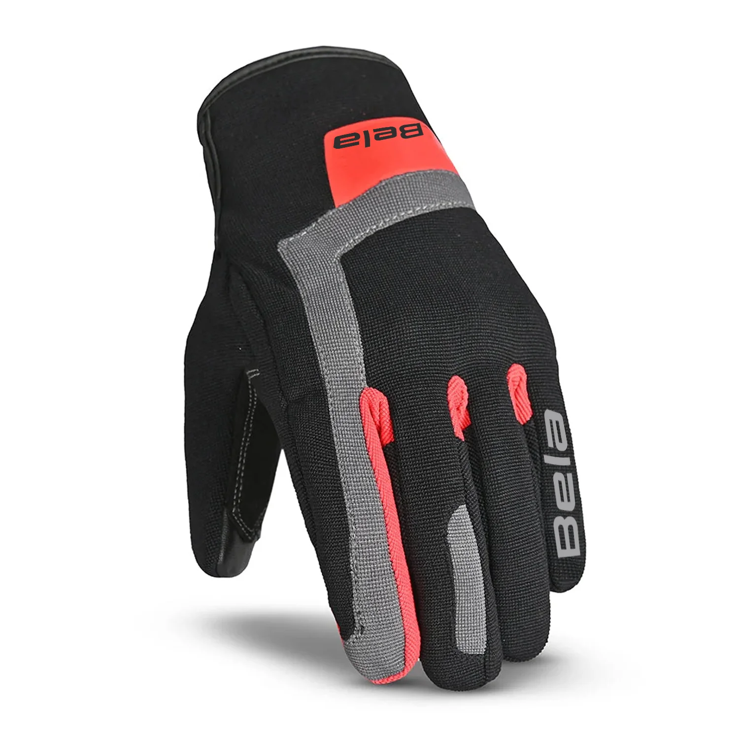 BELA - Guante Textil Galaxy Winter WP Negro/Rojo - Image 2