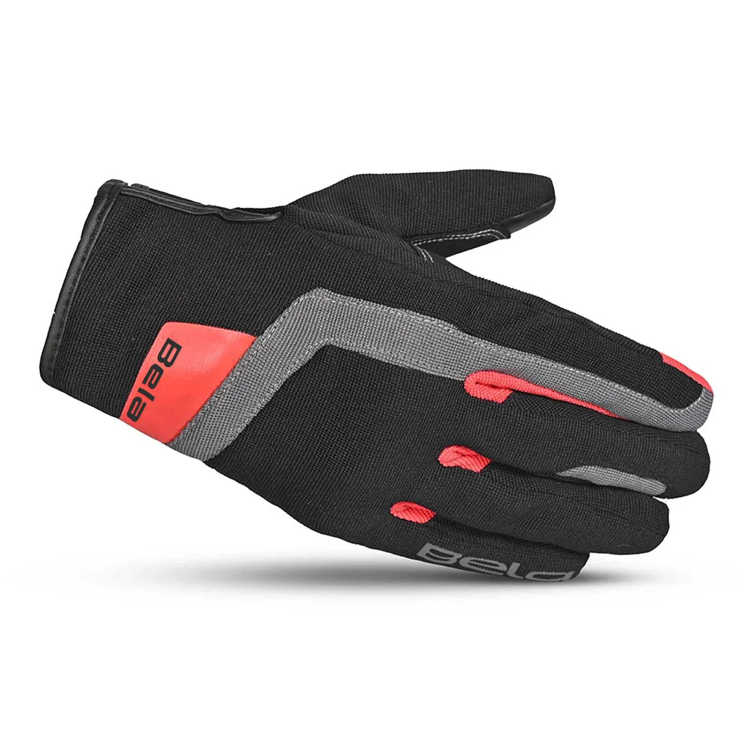 BELA - Guante Textil Galaxy Winter WP Negro/Rojo - Image 3